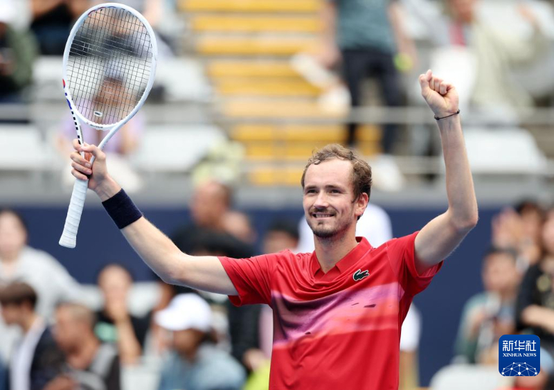 关于法国网球队完胜德国网球队，梅德韦杰夫统治全场的信息